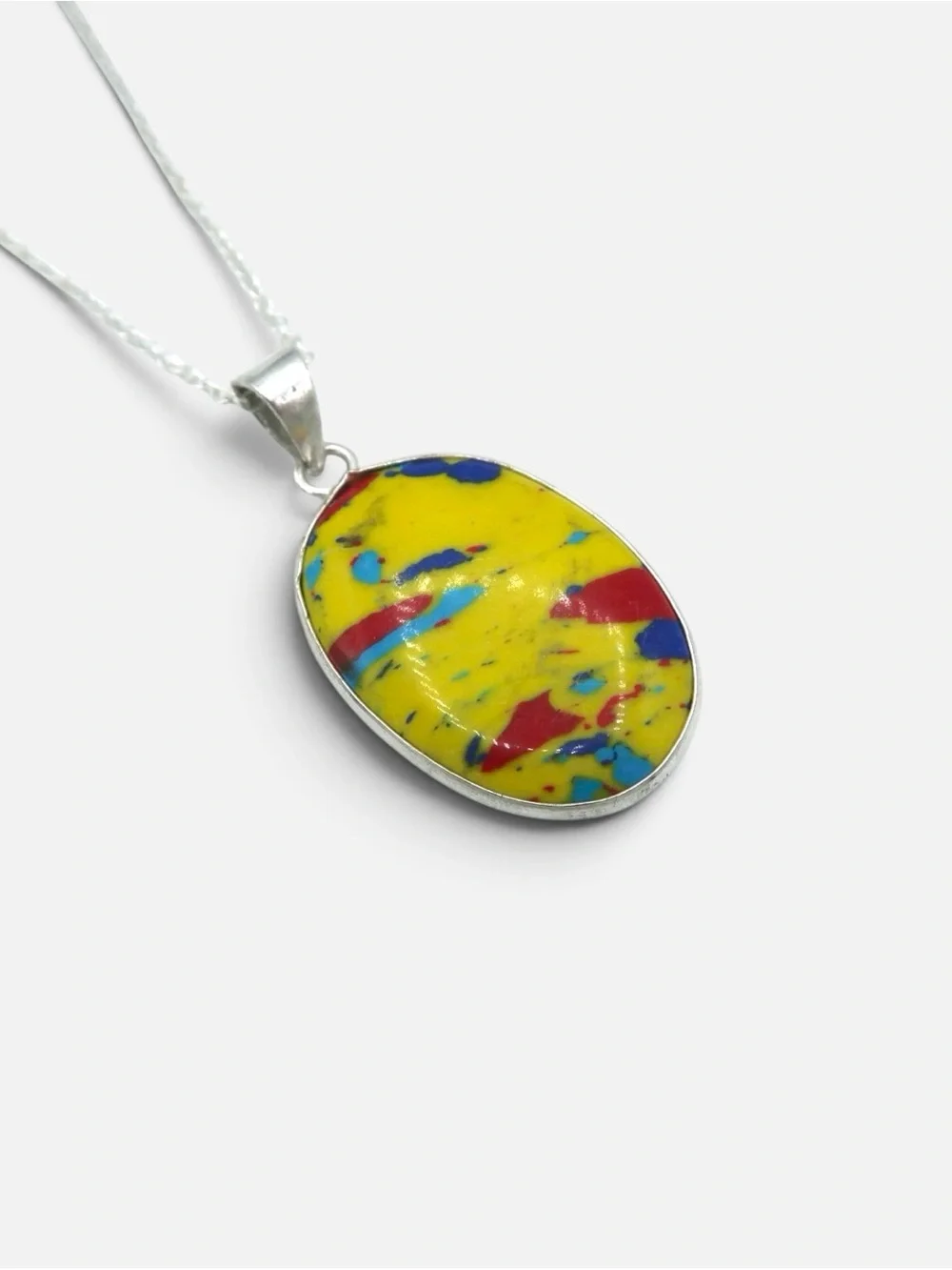 VINTAGE MOSAIC JASPER NECKLACE